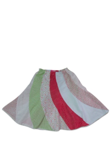 Albetta Cream Floral Patchwork Skirt