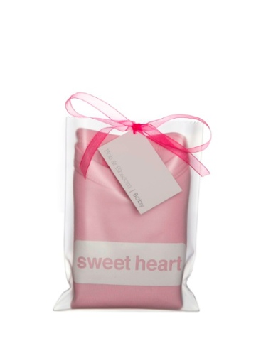 Bob and Blossom Pale Pink Sweet Heart Baby T Shirt