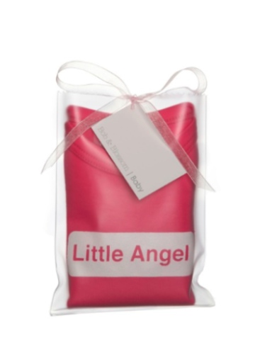 Bob and Blossom Bright Pink Little Angel Baby T Shirt