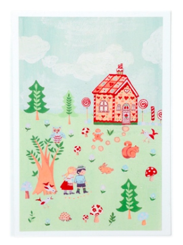 Hansel and Gretel Greeting Card