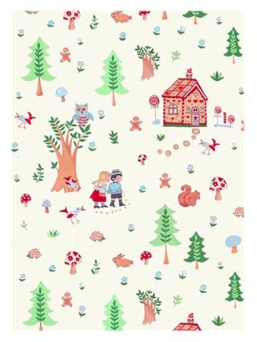 Hansel and Gretel Gift Wrap