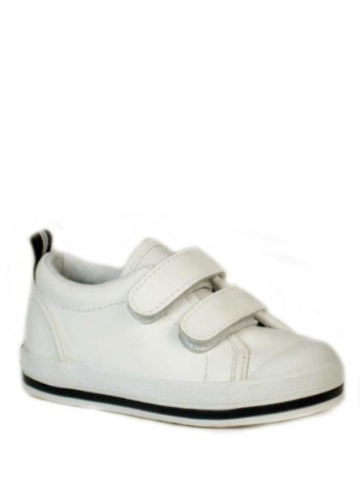 Keds Graham Hook and Loop - White Leather