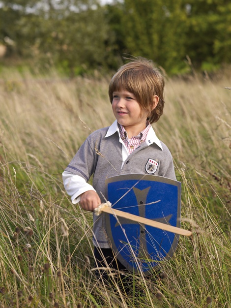 Little Legend Grey Marl Rugby Shirt