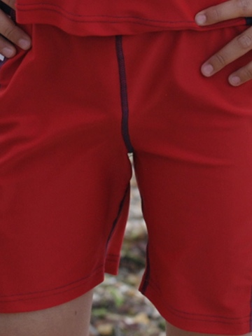 Mitty James Red UPF Rash Shorts
