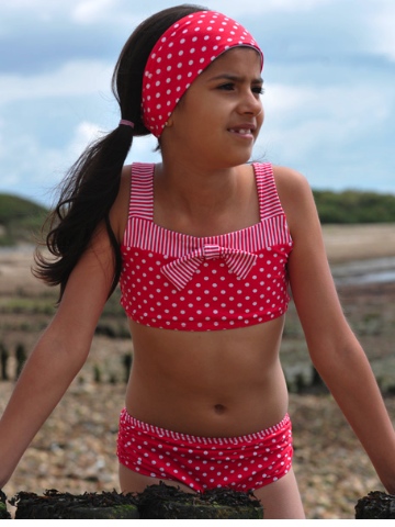 Mitty James Polka Dot Bikini - Red