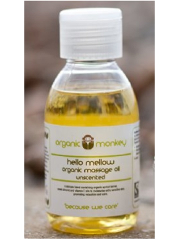 Organic Monkey Unscented Organic Massage Oil