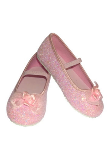 Pink Glitter Party Shoes