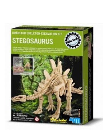 Kidz Labs Stegosaurus Skeleton Excavation Kit